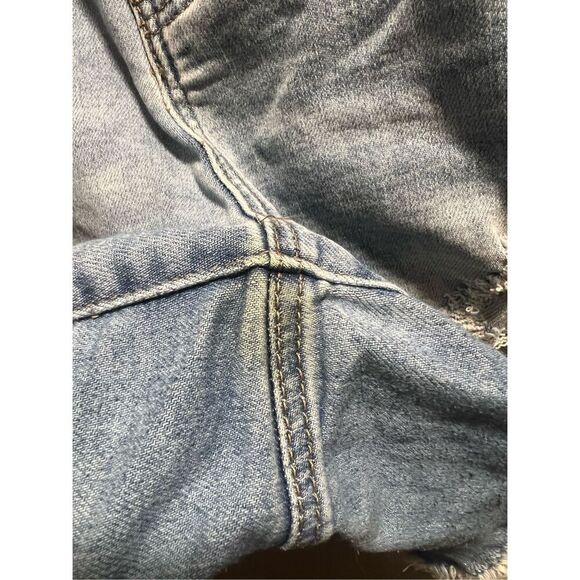 A Beautiful Soul Today Is Your Day Blue Jeans Shorts Woman’s Size 14 - Picture 4 of 11